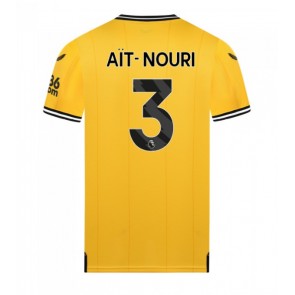 Wolves Rayan Ait-Nouri #3 Replika Hjemmebanetrøje 2023-24 Kortærmet